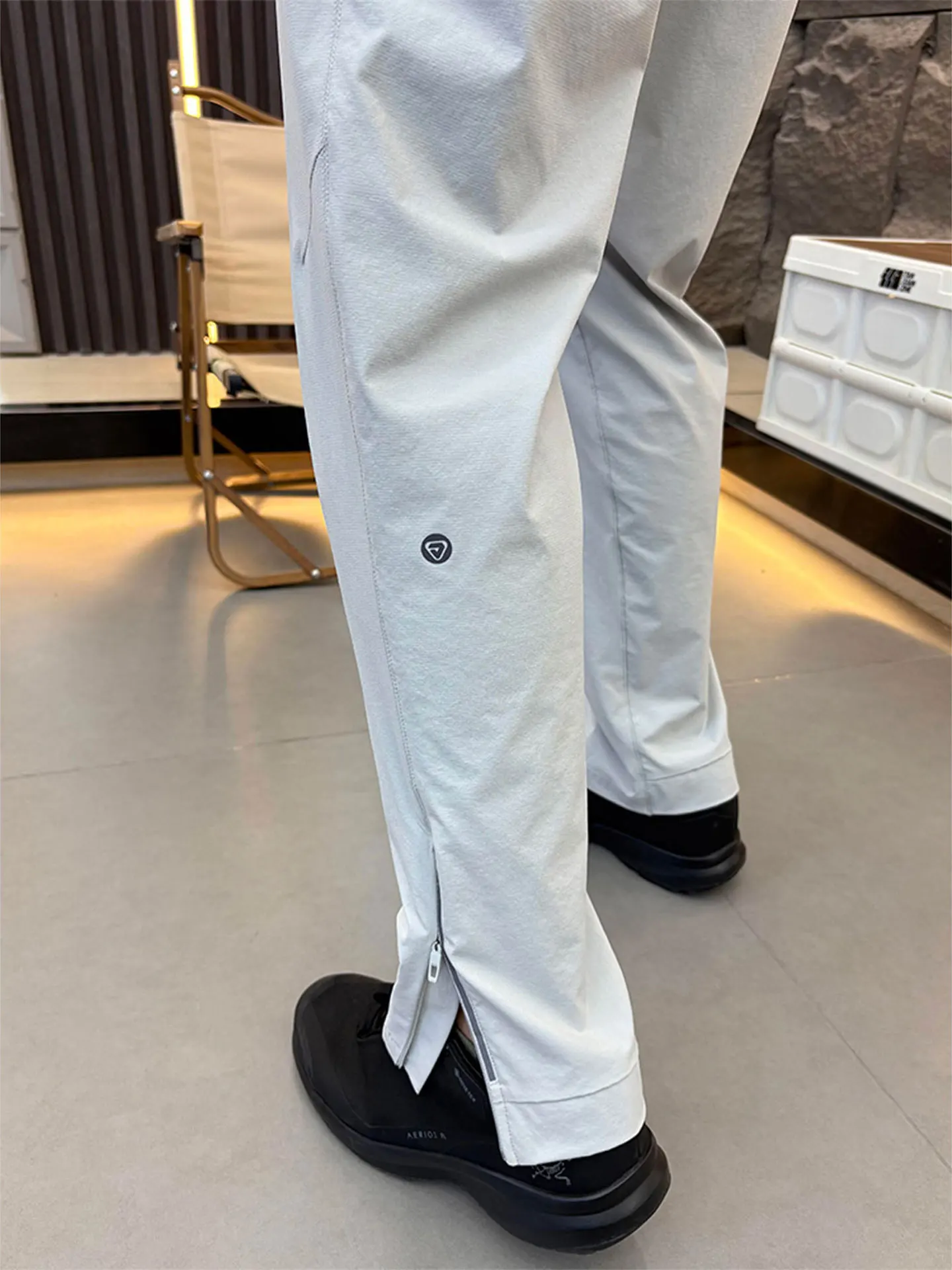 

American Sle Men's Summer Thin Ice Skin Qui Dry Soft ell Cargo Pants Straight Leg Durable Outdoor Sports Trousers