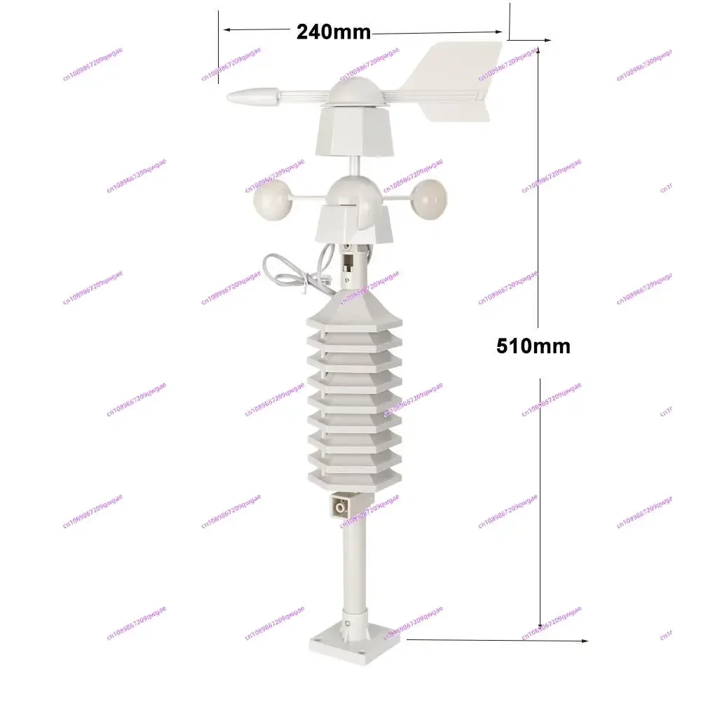 Professional Wireless Weather Station Anemometer Out Wind Speed Direction Sensor Digital Wind Chill Temperature Humidity Meter