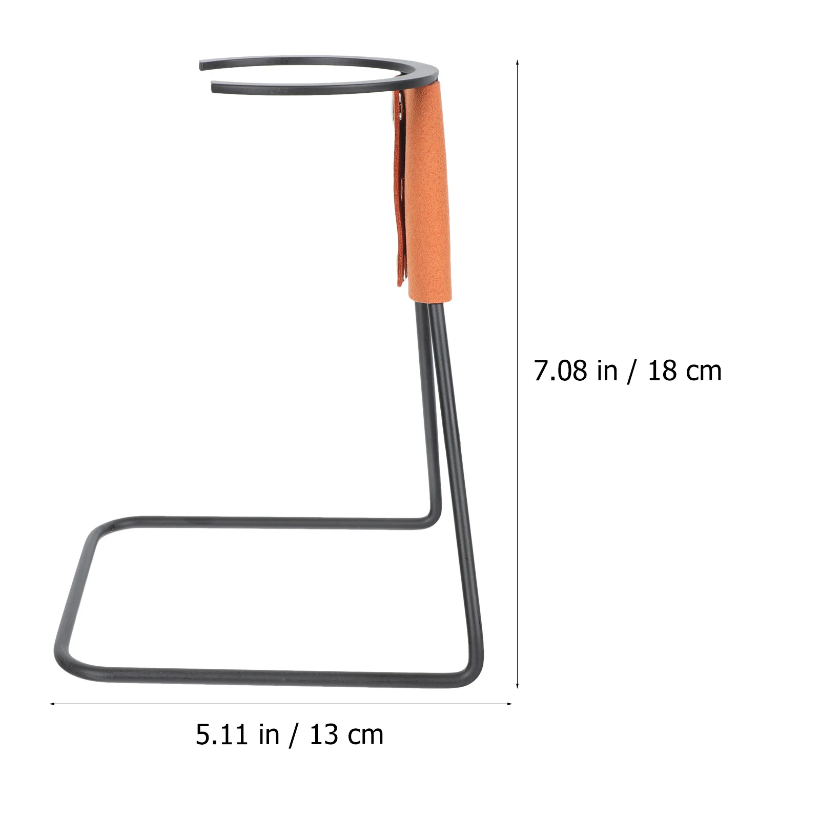 

1Pcs Coffee Dripper Rack Iron Filter Cup Stand Lightweight Manual Welding Stable Non-Slip Handle Ideal for Coffee