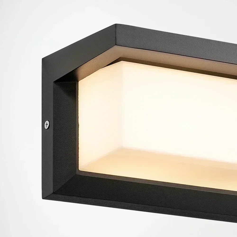 Imagem -04 - Outdoor Led up And Down Wall Light Iluminação Doméstica à Prova Dágua 10w 18w Pórtico Jardim Preto