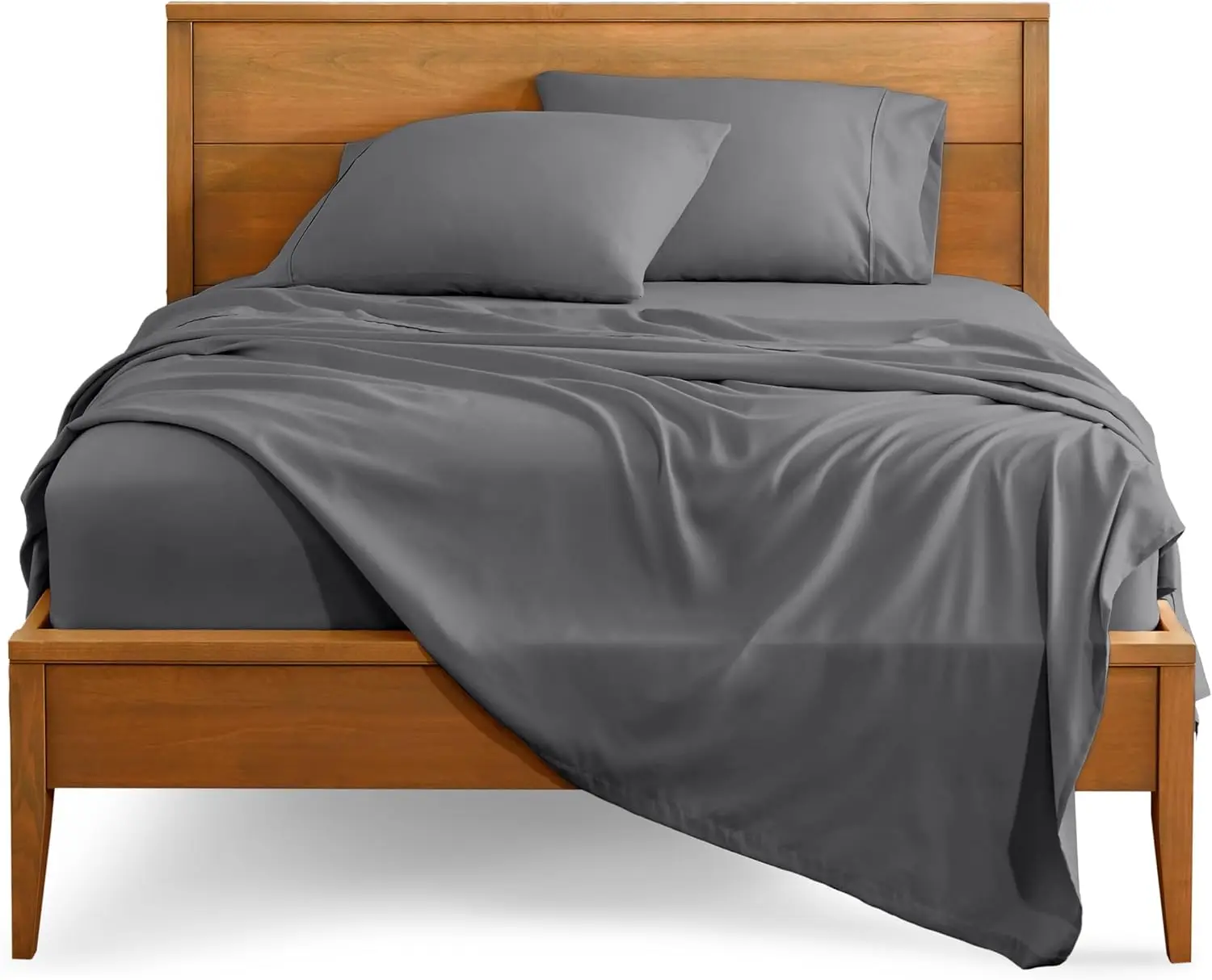 

Queen Sheet Set - 1800 Ultra-Soft Microfiber Queen Bed Sheets - Double Brushed - Deep Pockets - Easy