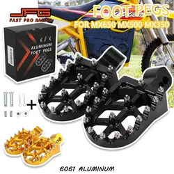 Motorcycles Accessories Footpegs Foot Pegs Pedals Foot Rests Footrests For MX650 MX500 SX500 MX 650 500 Electric Bike Aluminum