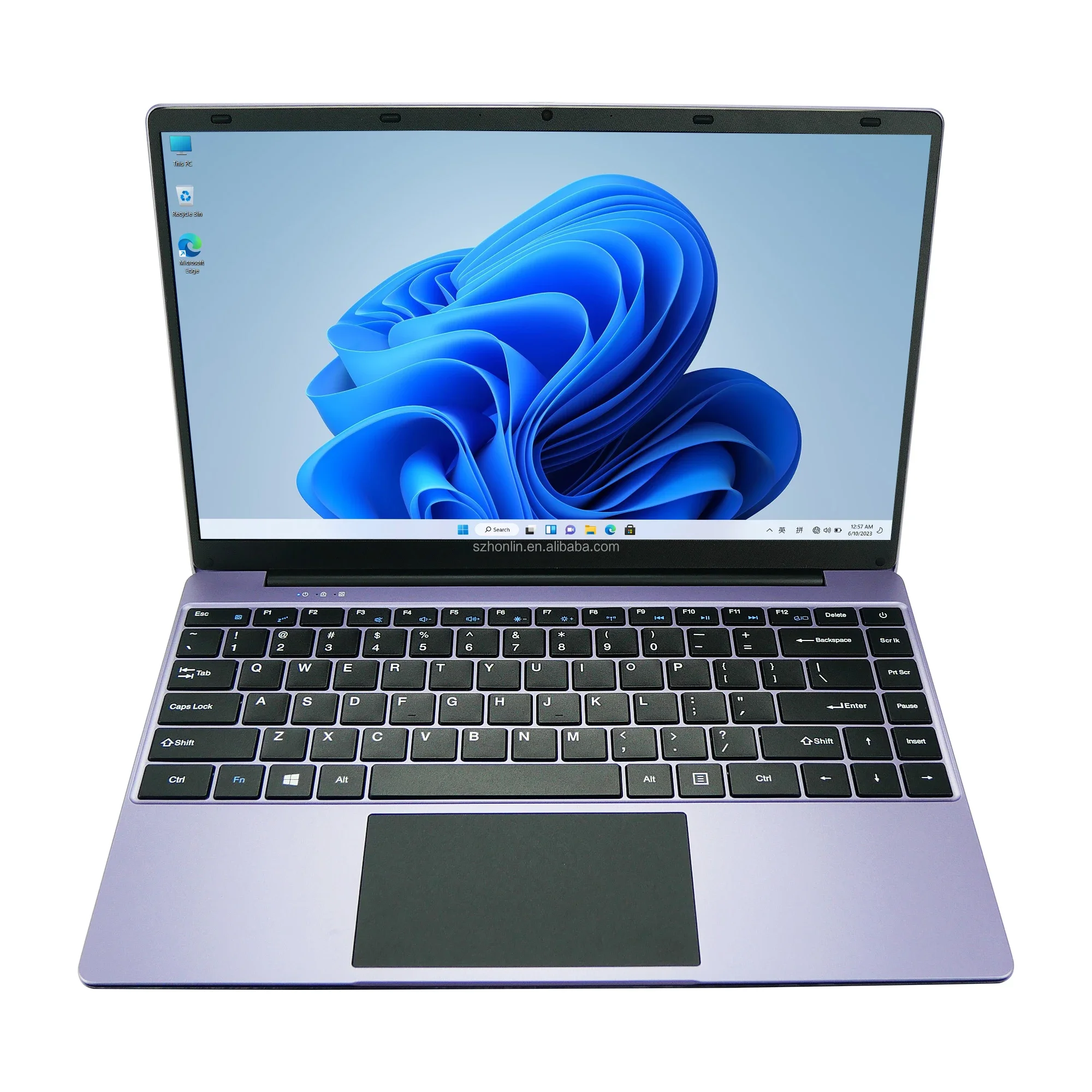 

High Performance 14.1inch purple laptop brands J4125 CPU 8GB RAM 256GB Storage Full HD IPS Display 5000mAh Battery Windows 10