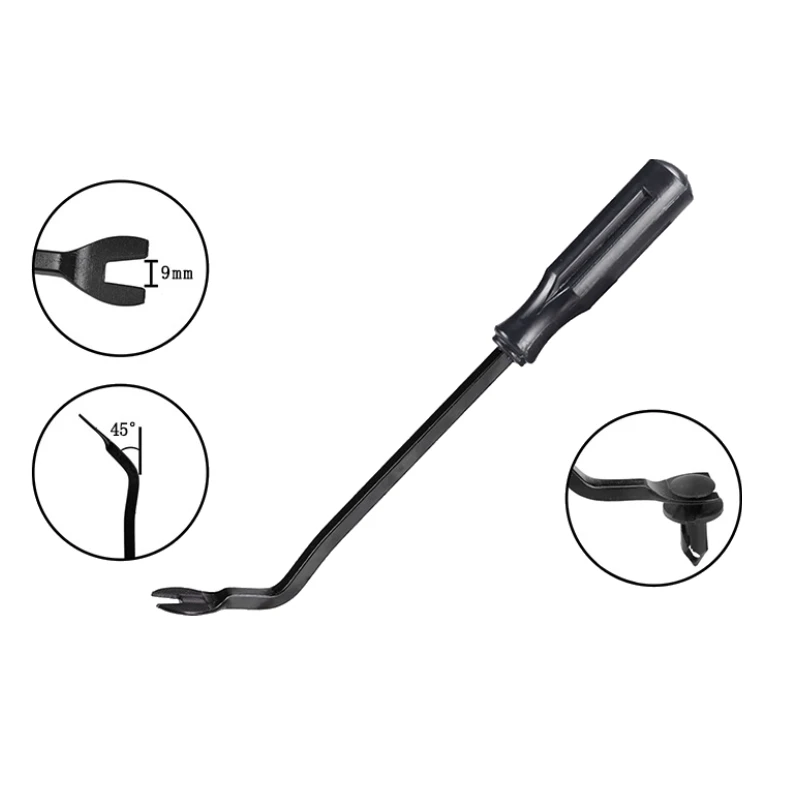 

5Pcs Auto Trim Removal Tool Kit, No Scratch Plastic Pry Tool Kit - Interior Door Panel Clip Fastener Removal Set For Vehicle