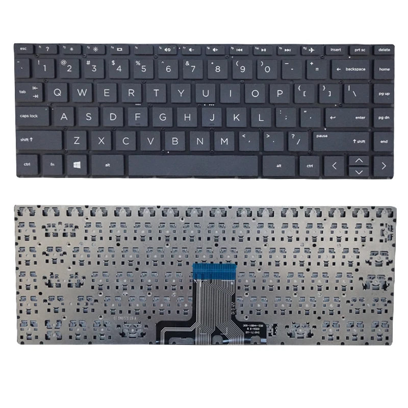 

NEW ORIGINAL Laptop Keyboard For HP 14S-DR 14-DQ 14-FQ 14-DH TPN-Q221 W139 Laptop Keyboard US Silver Black Backlit