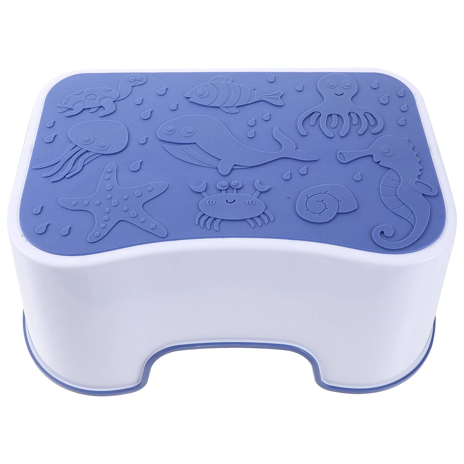 

Прочная пластиковая подставка-ступенька из полипропилена для унитаза для взрослых и детей, компактная подставка для ног в ванную, стул для приседаний, экономия места, легко чистится