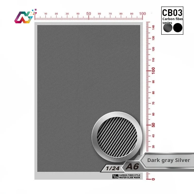 Hobby Mio Koolstofvezel Waterglijbaan Decal Hoge Precisie Twill Textuur voor 1/12 1/24 1/32 Schaal Model Auto Motor Modificatie