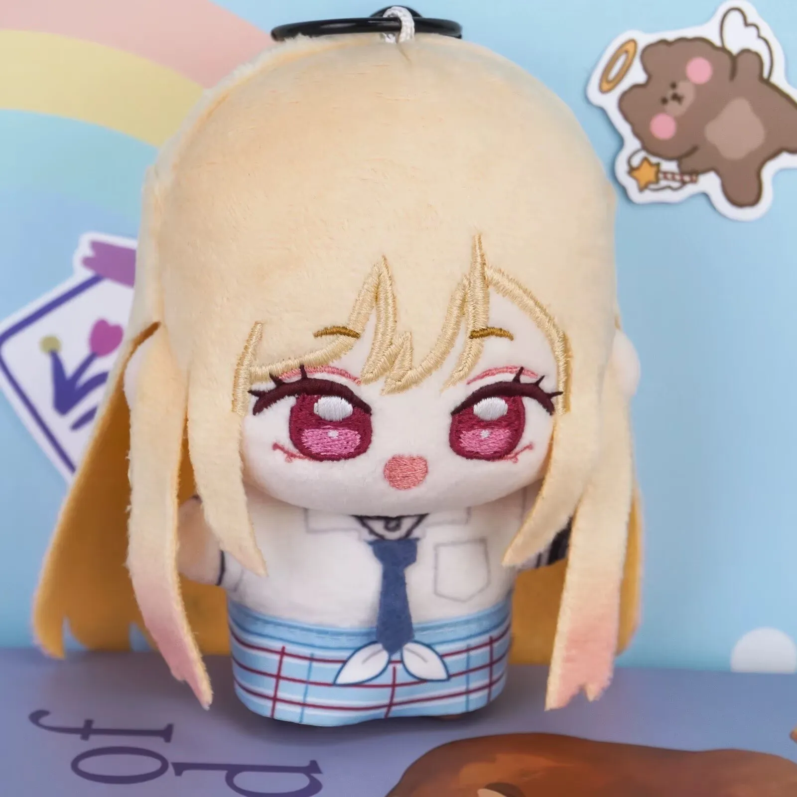 Anime My Dress-Up Darling Plüschtiere Anhänger Niedliche Kitagawa Marin Stoffpuppen Sammlerstücke Peripherieprodukte Spielzeug Schlüsselanhänger Geschenke – Detail 2