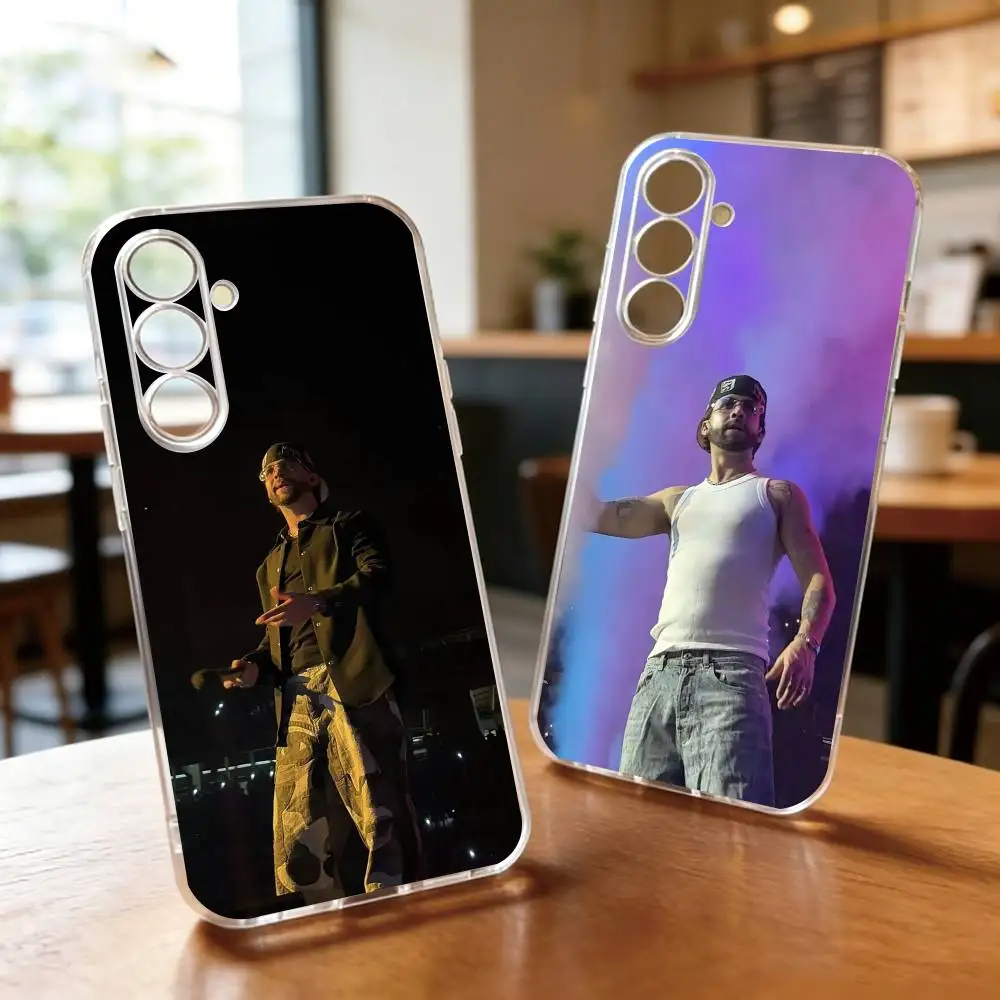 Funda de teléfono S-Singer M-MORA de silicona transparente suave para SamsungA10,12,20,21S,30,31,40,50,51,52,70,71