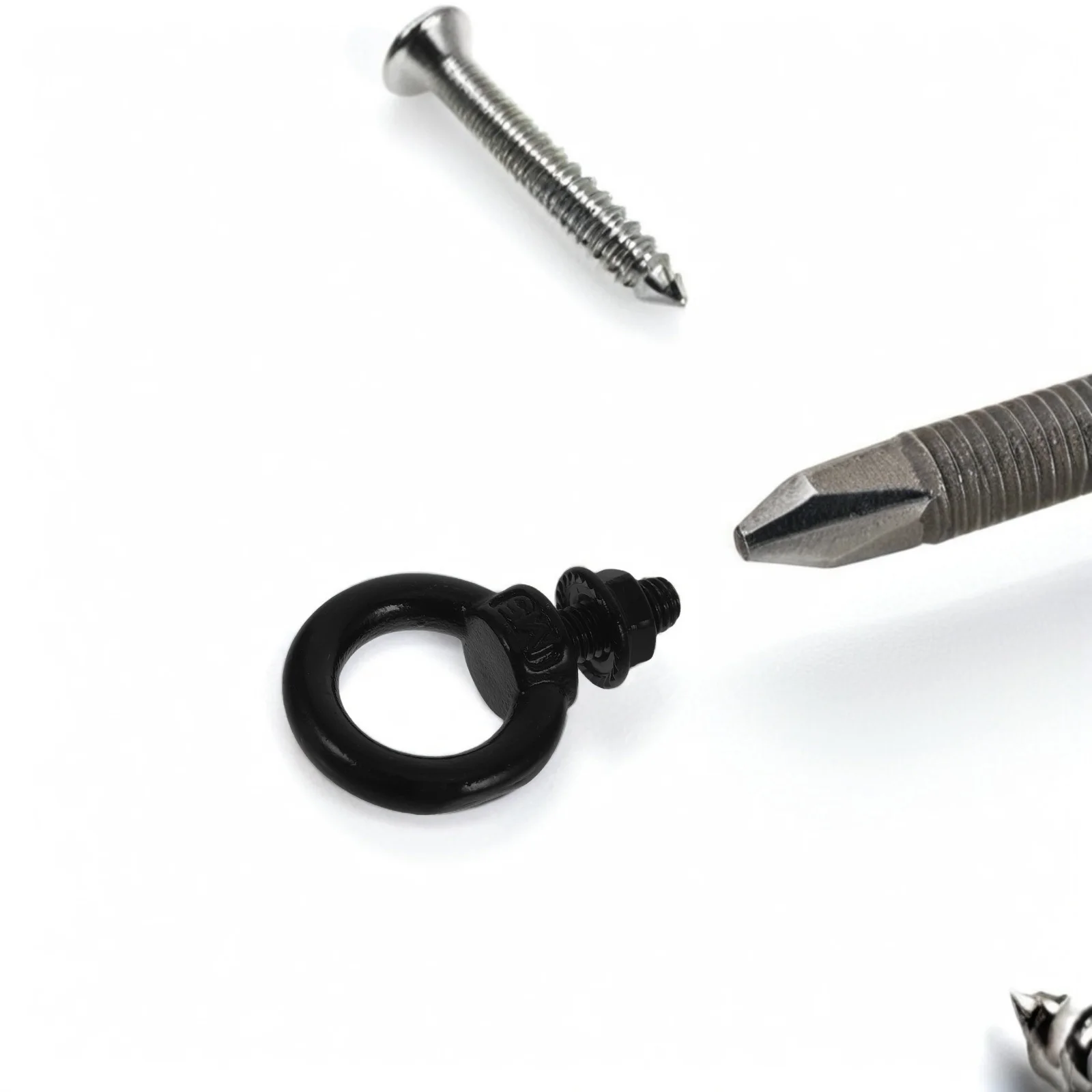 10 قطعة الفولاذ المقاوم للصدأ الثقيلة رفع مسامير العين حلقة معدنية المسمار ييبولت لرفع آلات التعليق الاستخدام الصناعي #3