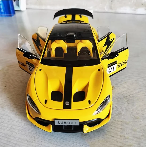 For Xiaomi Su7 Simulation Model Diecast 1/24 Model Car Play