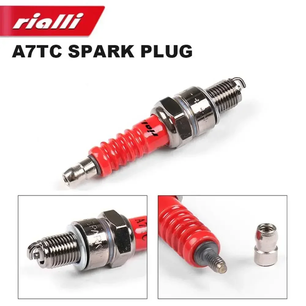 1PCS/2PCS A7TC Spark Plug For Motorcycle Scooter ATV Dirt Bikes Go Kart GY6 50cc 70cc 90cc 110cc 125cc 150cc Honda Yamaha Suzuki