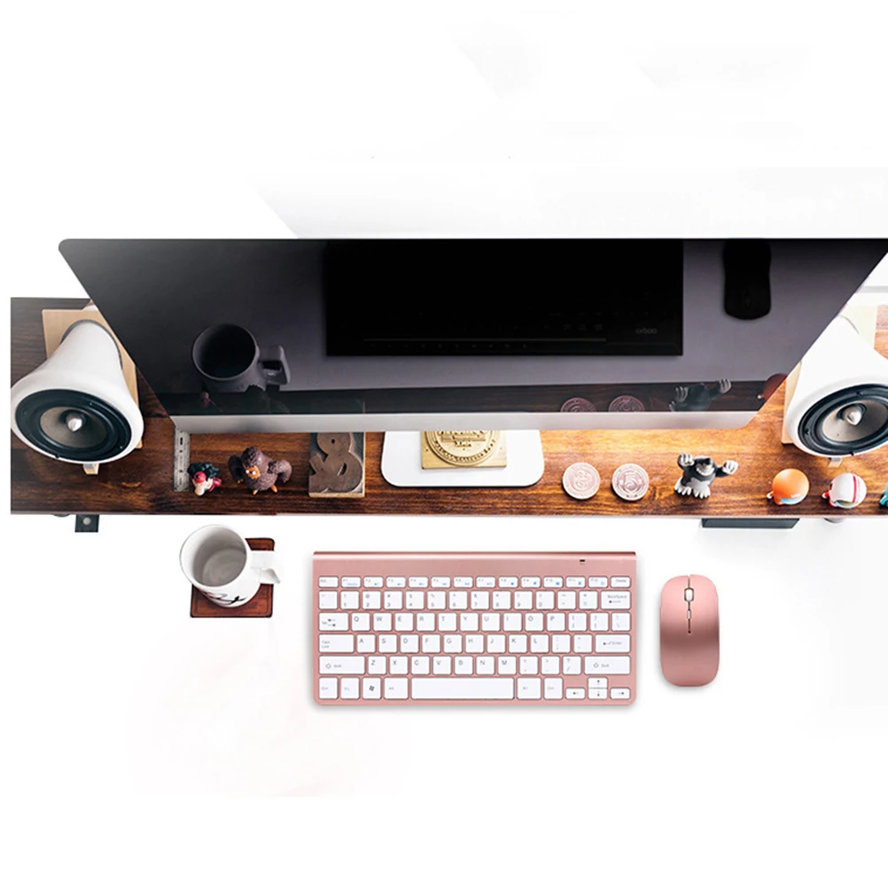 Set tastiera e mouse wireless 2.4G Computer facile da usare e mini portatile da viaggio 2.4G