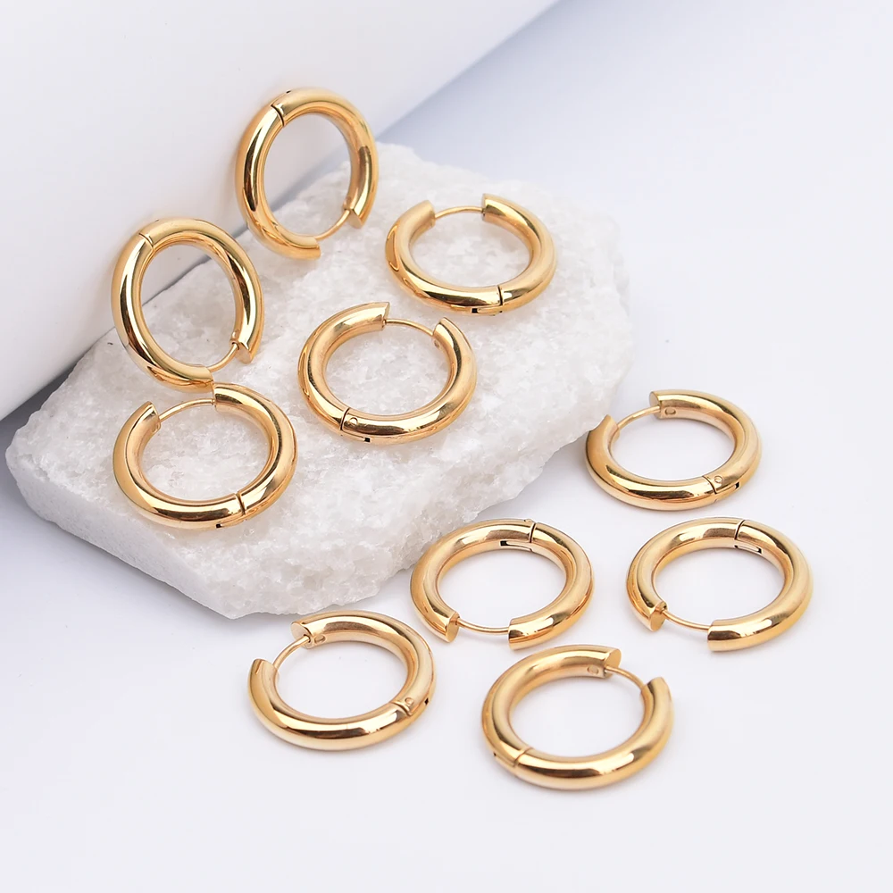 

APDGG 10 шт. 24 мм позолоченные металлические крючки для серег-колец, для изготовления ювелирных изделий и поделок своими руками