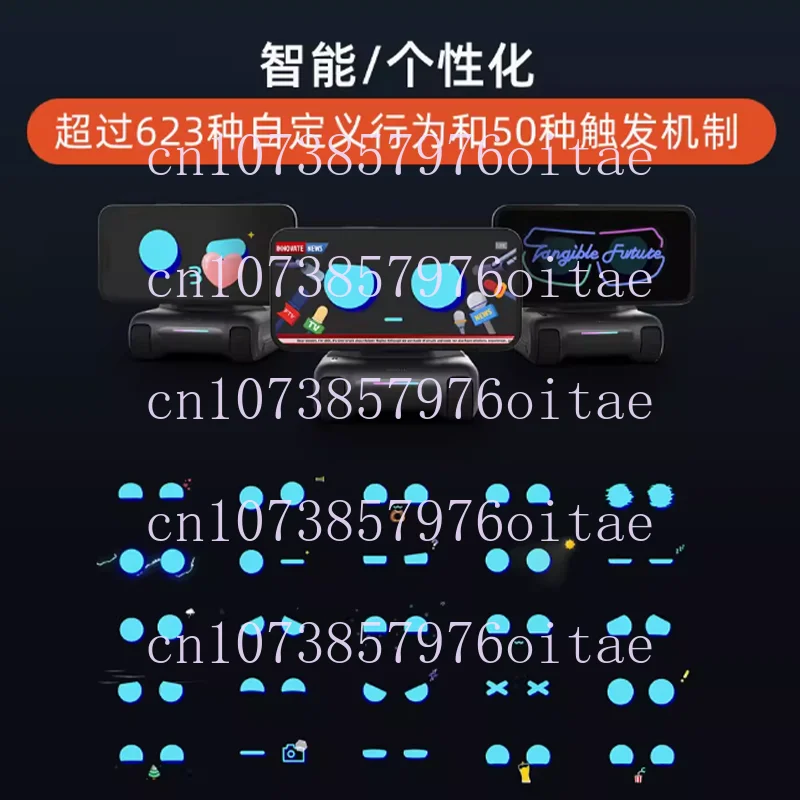 Picture 6: New LOOi Smart Robot Ai Desktop Move Transforming Mobile for IPhone/Android Phones Into Intelligent Electronic Automation Robots