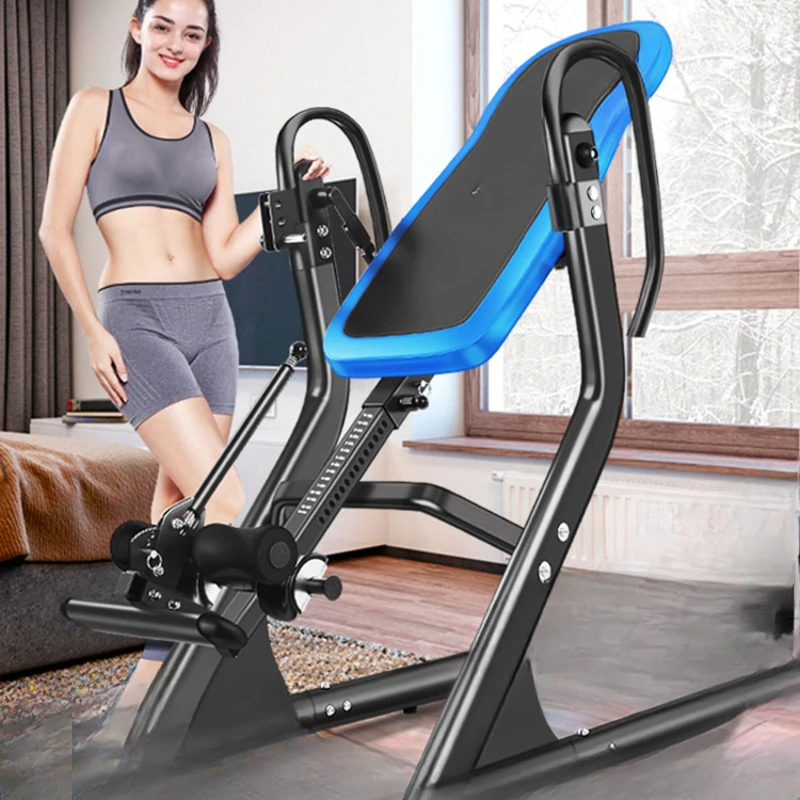 Inverted machine home upside down hanging upside down device lumbar spine stretching traction fitness