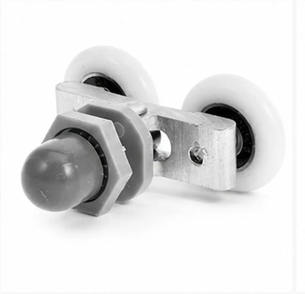 8Pcs Glass Shower Door Rollers Replacement Sliding Rollers For Hotel Bathroom Set Double Wheels Smooth
