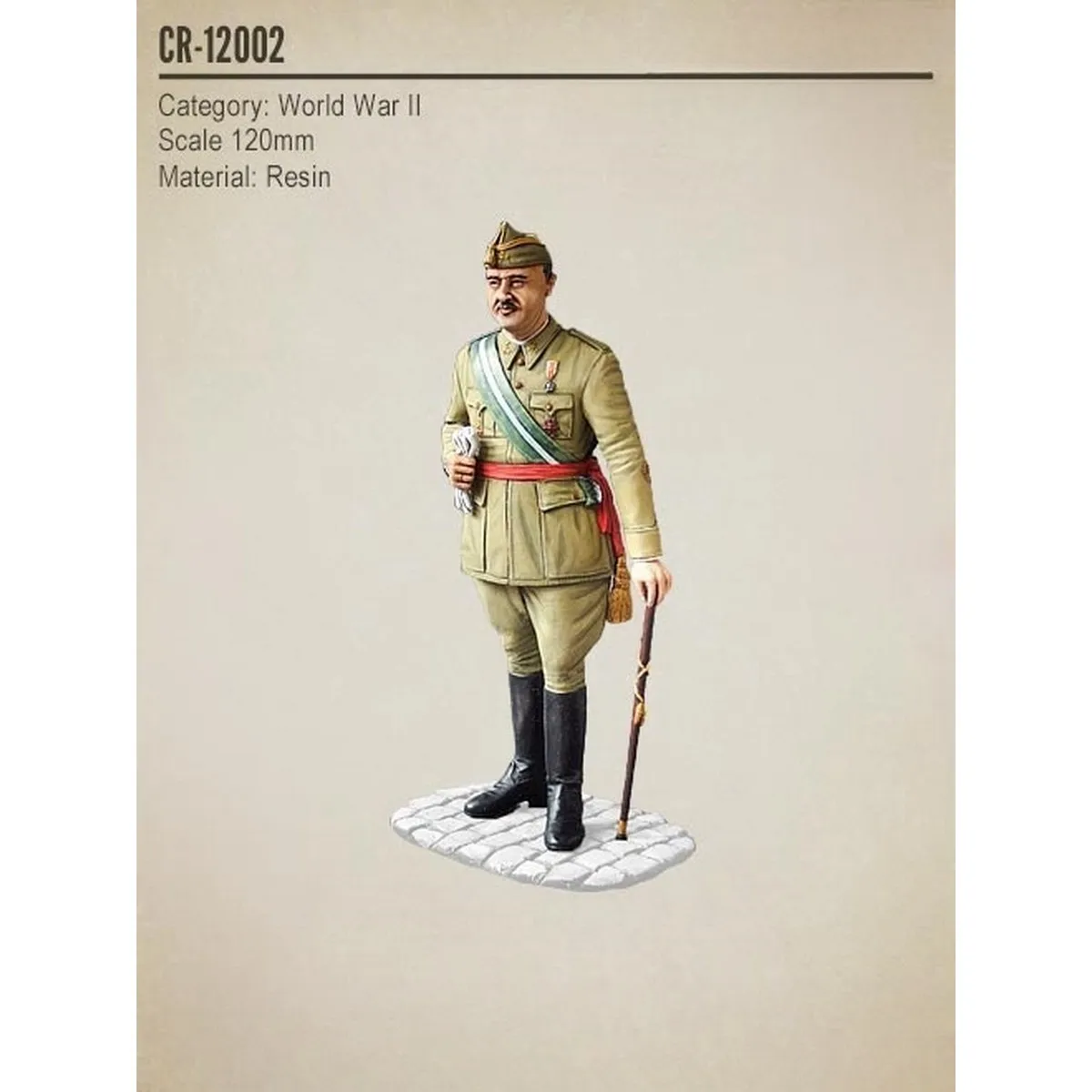 1/16 resin soldier model GK - Spanish officer - unassembled and unpainted DIY kit 1154R