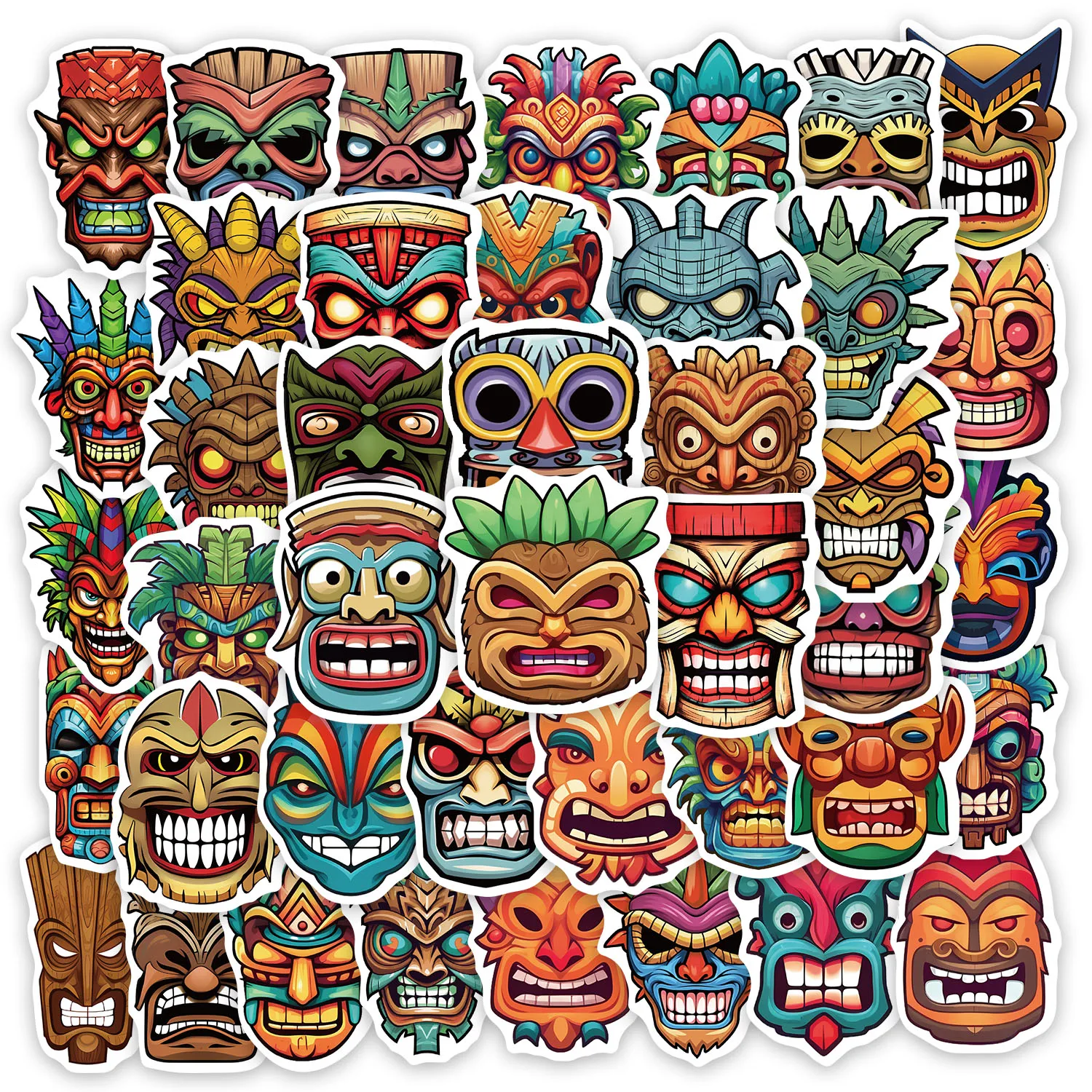 

50 шт., наклейки с маской коренной, чехол для телефона «сделай сам», изолированная чашка для воды для ноутбука, настольная игрушка, наклейка