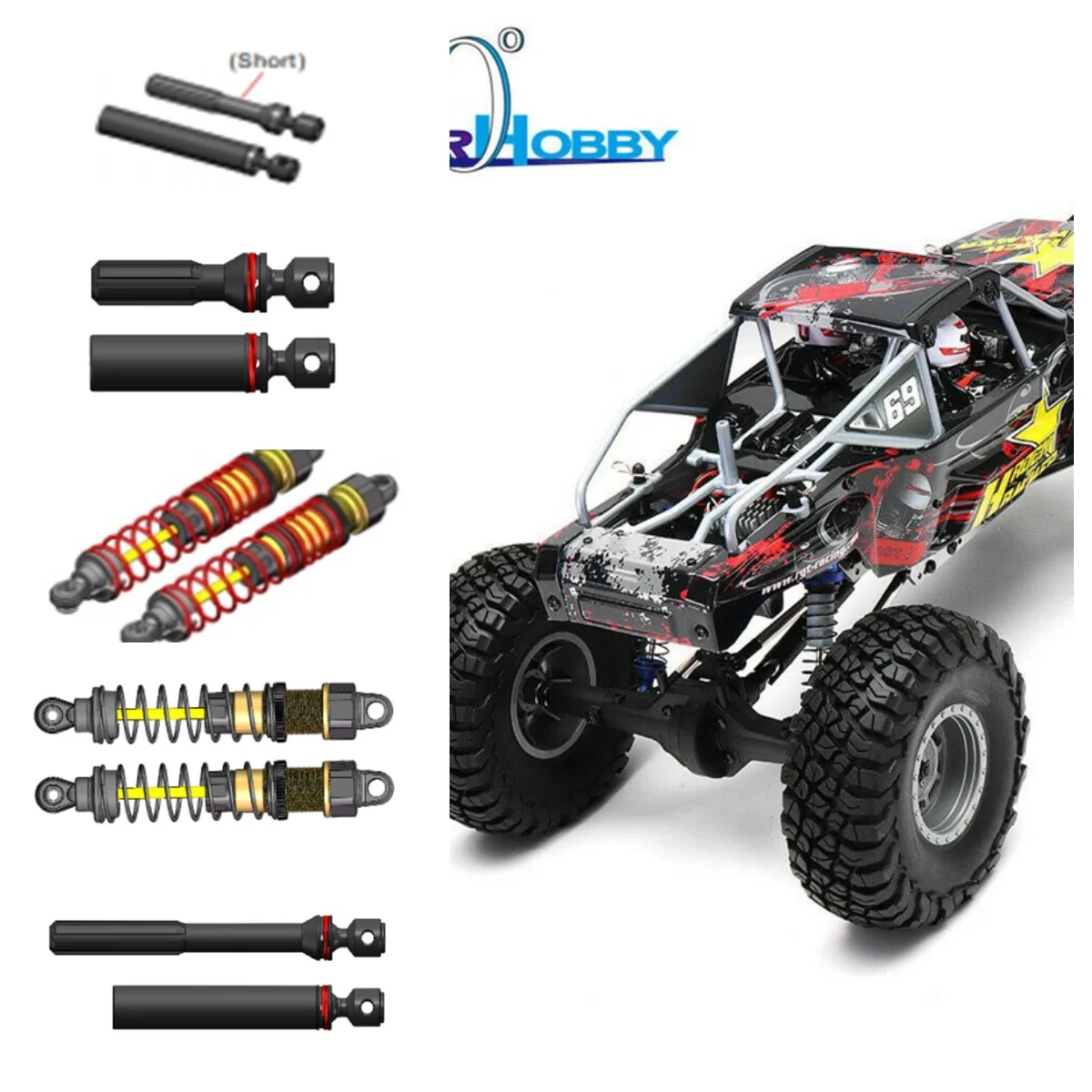 RGT RC Spare Parts R86311 R86590 R86312 R86314 R86315 For EX86180PRO  EX86181  EX86120 136100V3FD 136100V3 Buggy Crawler