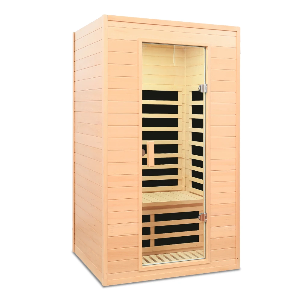 

Hemlock Two-person far infrared roof embedded indoor sauna room