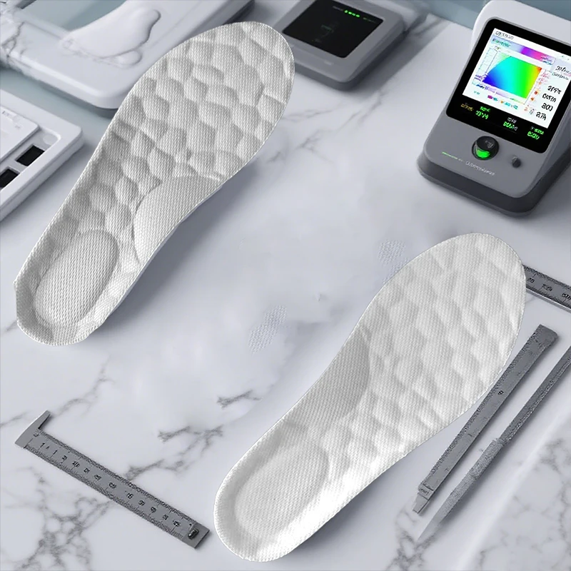 Solette sportive in lattice ad alta elasticità Supporto per arco morbido Cuscinetti per scarpe ortesi Deodorante traspirante Cuscino per assorbimento degli urti