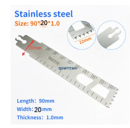 Veterinary Blade Saw blade Customized width 2.0cm 20pcs