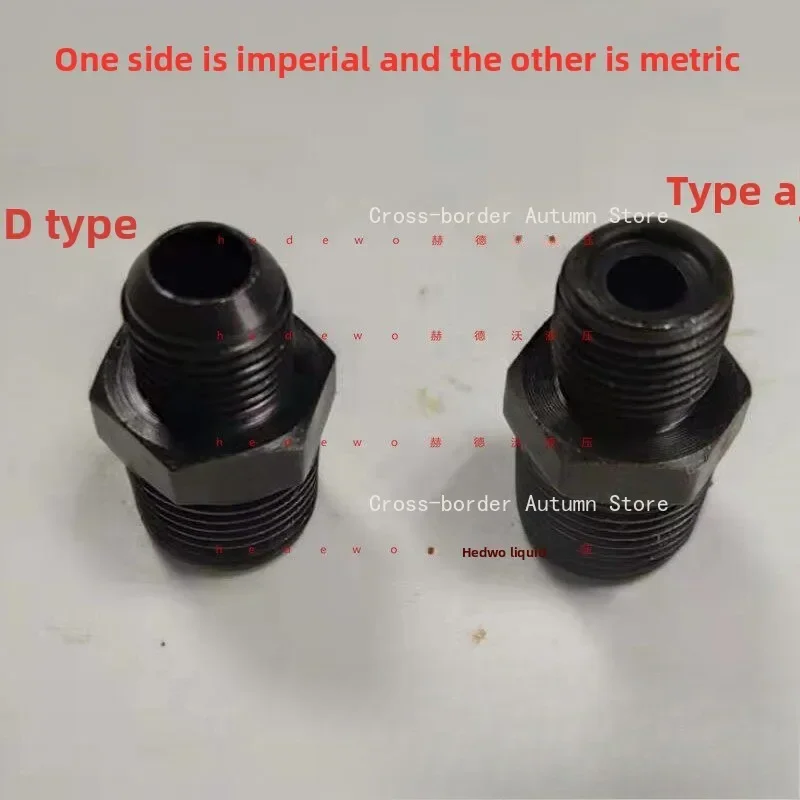 Hydraulic straight-through connector 1/8 1/4 3/8 1/2 3/4 1 inch-M12/14/16/18/22/27/30/36