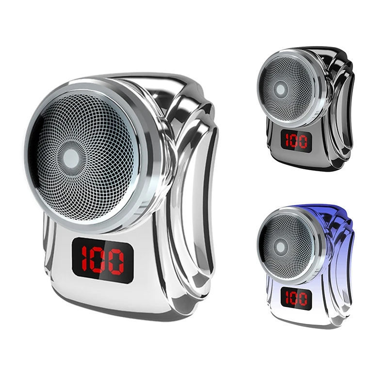 Electric Shaver USB Rechargeable Digital Display Shaver Mini Portable Multifunctional Travel Men's Razors Waterproof