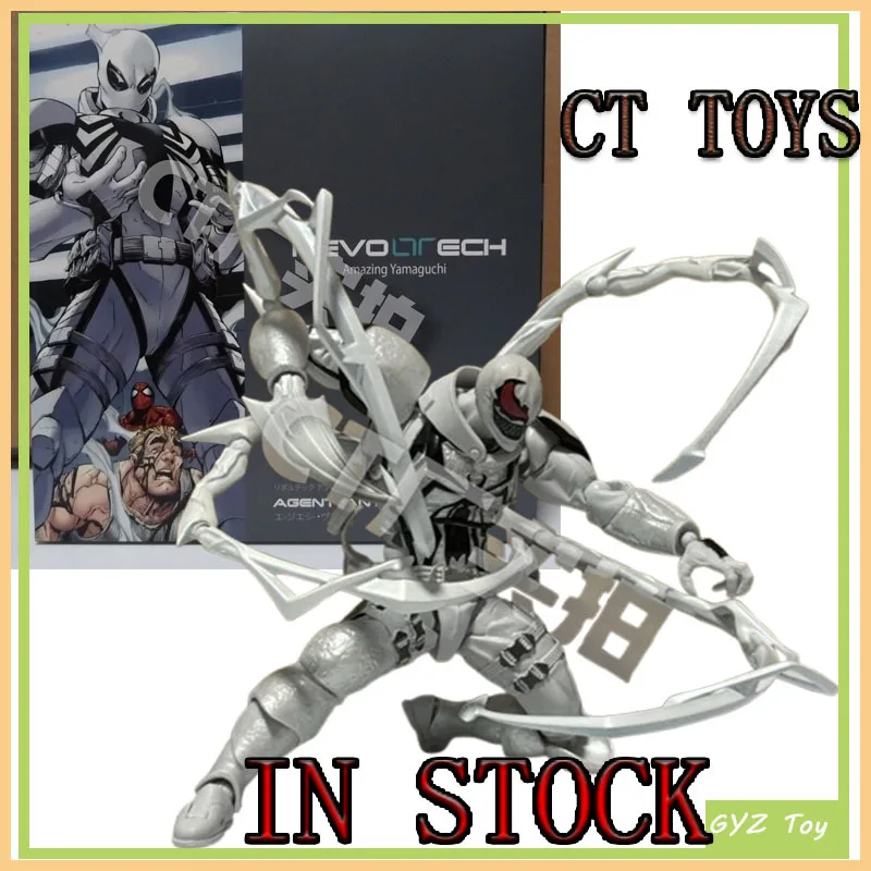 In Stock Ct Toys Agent Anti Venom Action Figure Kaiyodo Figurine Amazing Yamaguchi Collection Model Toy Kids Christmas Gfit