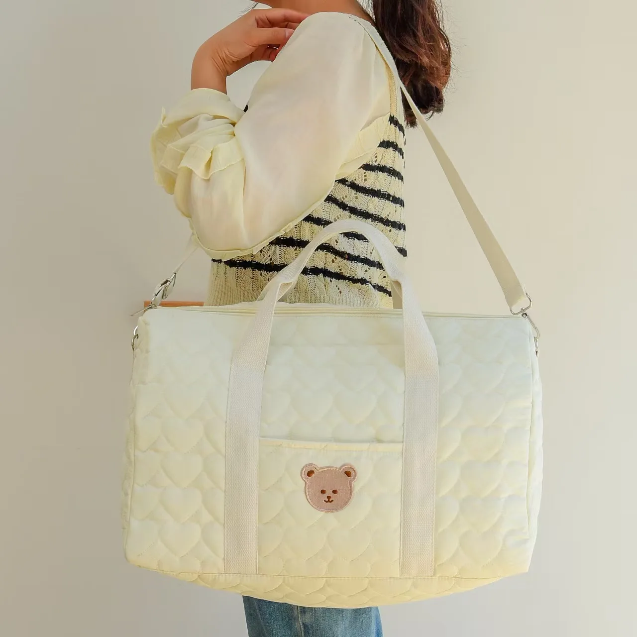 

Вместительная сумка-мессенджер Boston для мам: дорожная сумка для подгузников, органайзер для детских принадлежностей