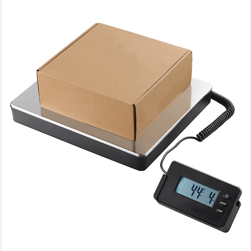 VEVOR Digital Shipping Scale, 440 lbs x 1.7 oz. Heavy Duty Postal Scale with Timer, Tare Function, HD LCD Screen Portable Packag