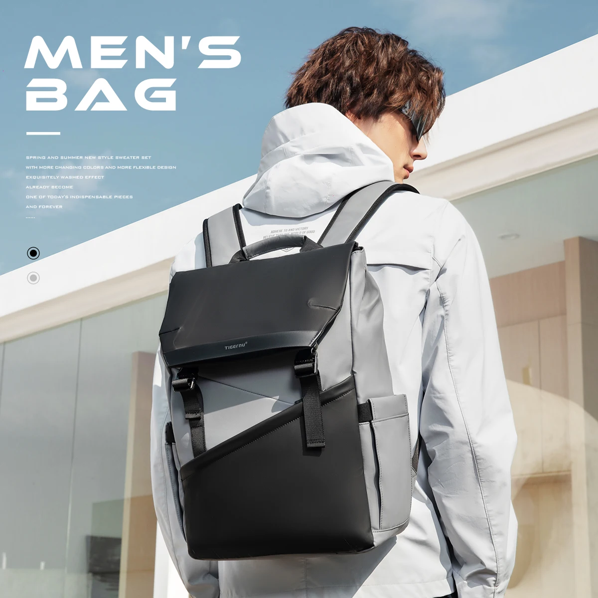 Mochila resistente al agua para hombre, morral de estilo coreano para ordenador portátil, bolsa de viaje de negocios, a la moda, garantía de por vida