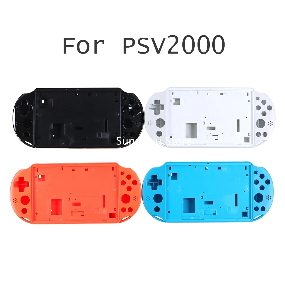 1set Replacement Housing Shell Case cover for PSV2000 PSV 2000 faceplate bottom cover for psvita2000 console