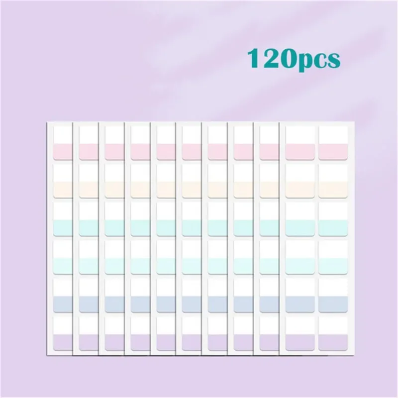 3 مجموعة 60/120/240 قطعة متعددة الألوان لزجة قابلة للكتابة وإعادة تحديد المواقع مؤشر علامات التبويب أعلام للصفحات علامات الكتاب ملاحظات القراءة