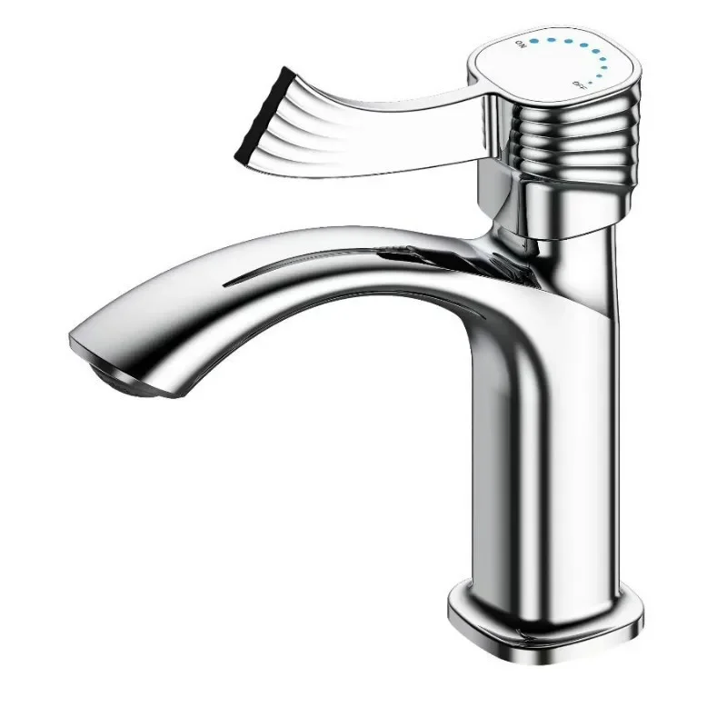 Zinc Alloy Single Hole Basin Faucet Cold Water Only Above Counter Basin Mixer Tap for Bathroom Wash Basin Sink