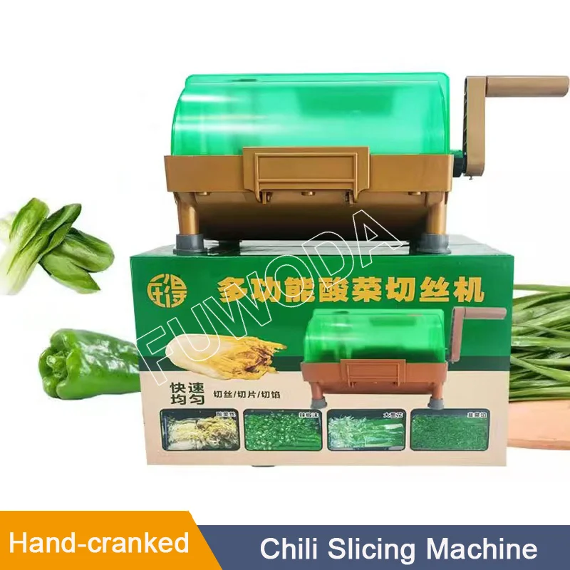 

Pepper Chopper Chopping Machine Household Manual Pepper Cutting Machine Pepper Dicing Machine Chili Cutter Machine