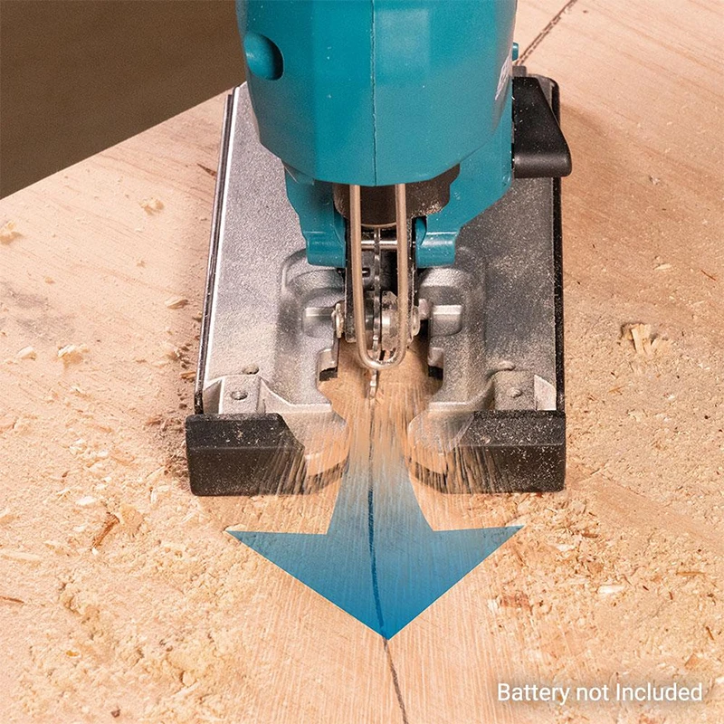 Imagem -05 - Makita-lxt 18v Lithium Barrel Handle Jig Saw Recarregável Carpintaria Curva Curva Curva Bare Machine Djv185z