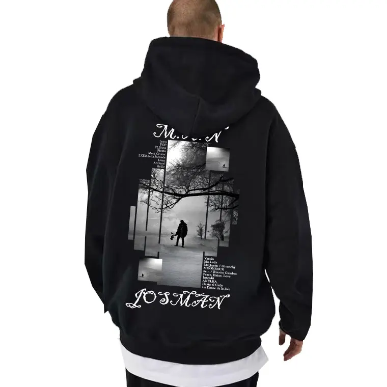 

Rapper Tosman Man Album Graphic Hoodie Men Women Hip Hop Fashion Pop Music Sweatshirt Men's Casual Vintage Pullover Streetwear