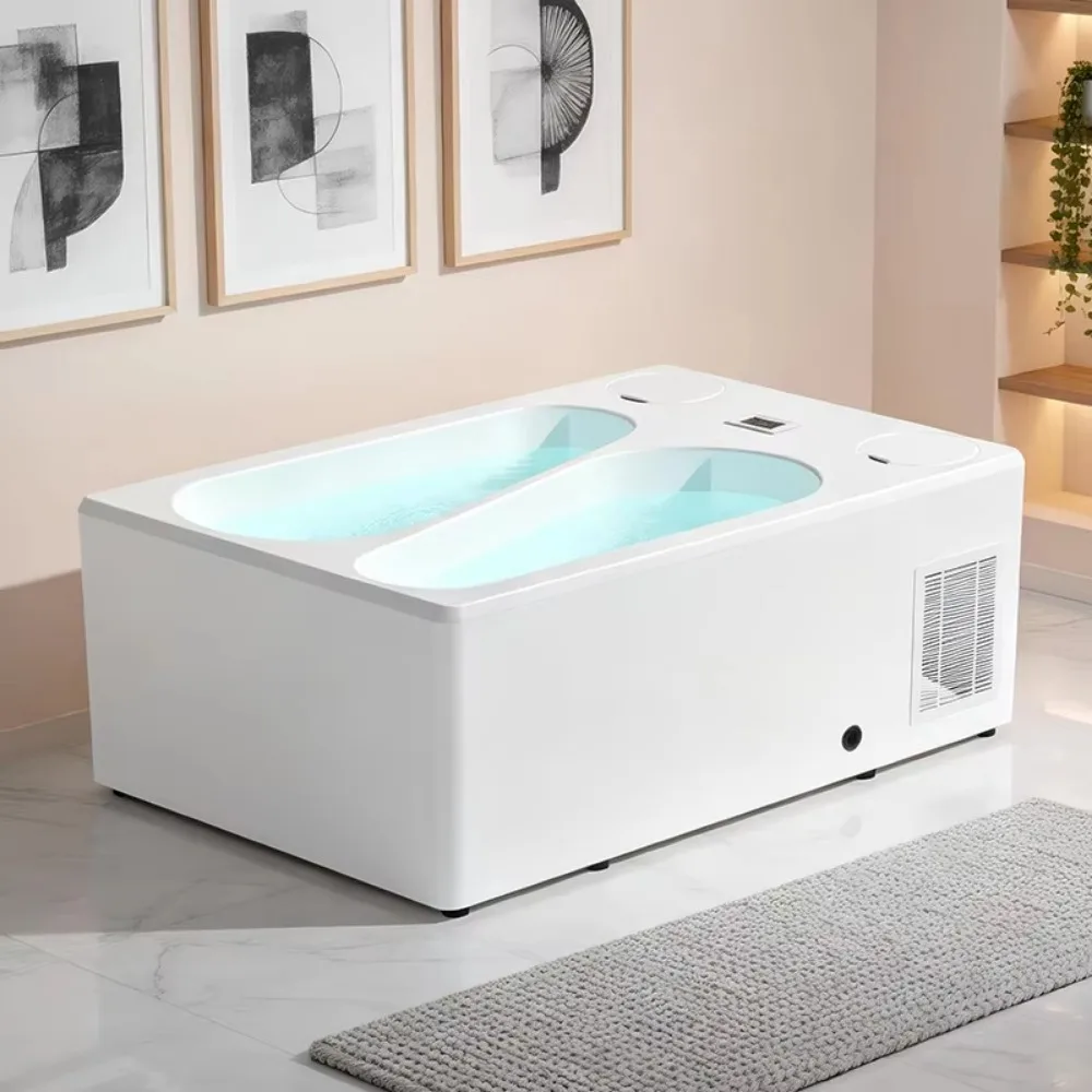 Fuerle Modern Design Outdoor Spa-Ice Bath Hot Tub with Cold Plunge Two People-Modern Design Bathroom & Outdoor Use