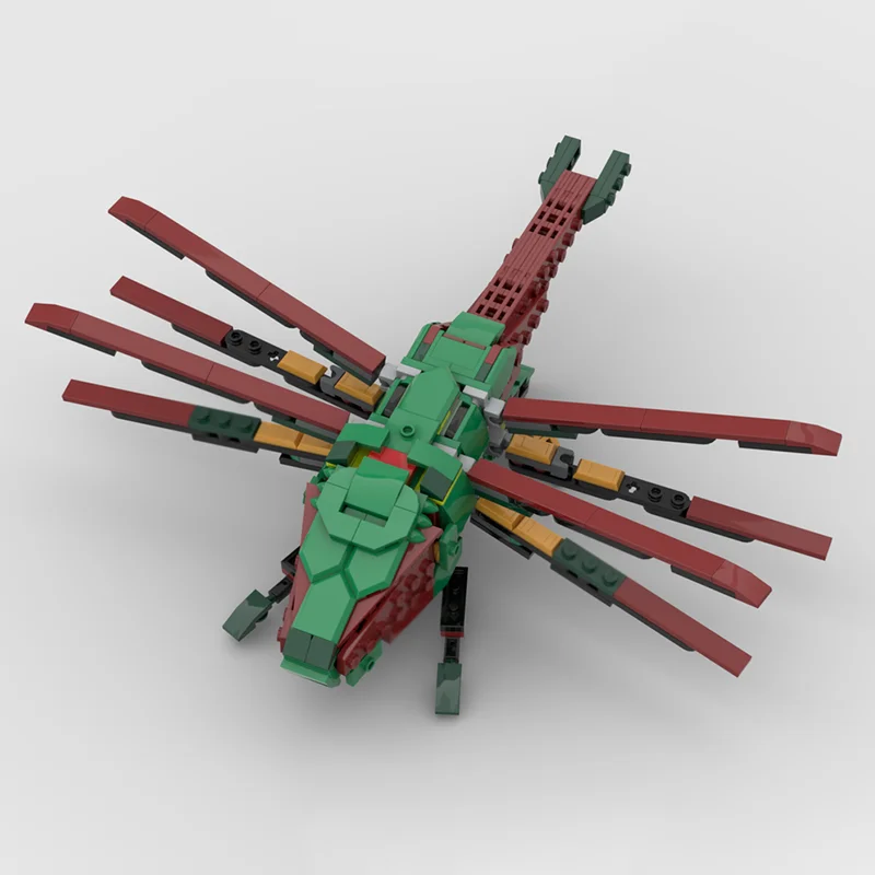 نموذج عسكري Moc قوالب بناء وحدات Ornithopter نموذج مقاتلة كتل التكنولوجيا عيد الميلاد لتقوم بها بنفسك لعبة هدية البناء
