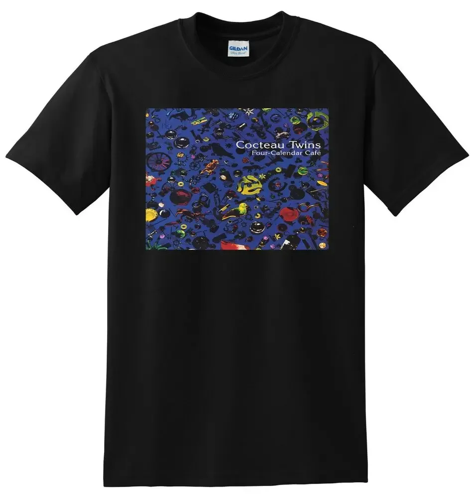 COCTEAU TWINS T SHIRT four-calendar cafe vinyl cd cover SMALL MEDIUM LARGE XLHigh Quality 100%Cotton Short Sleeve