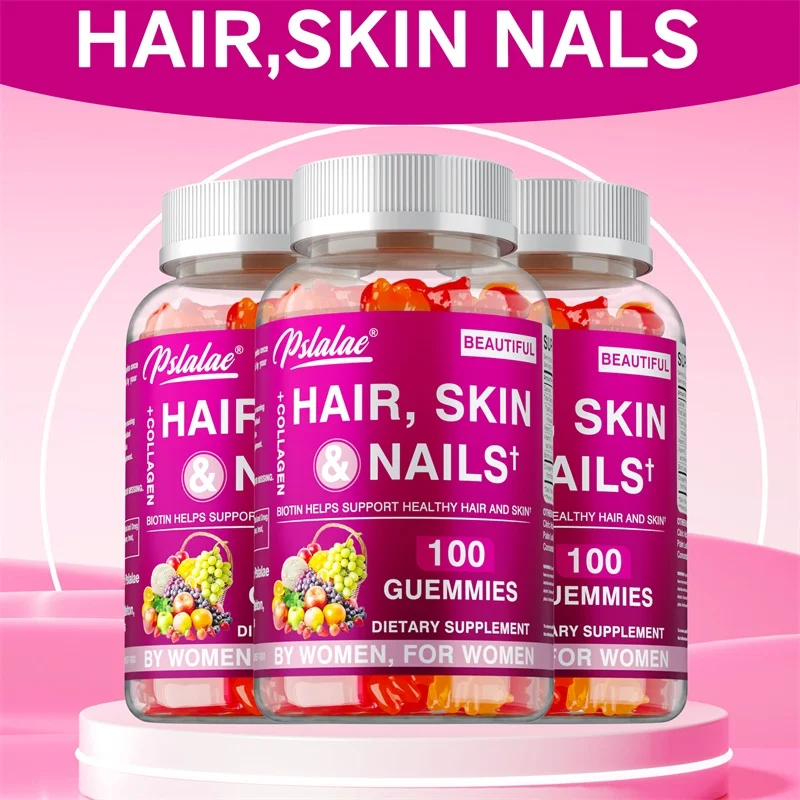 

Жевательные конфеты для волос, кожи и ногтей - способствуют росту, уменьшают секущиеся кончины, поддерживают здоровье кожи и ногтей, повышают эластичность кожи.