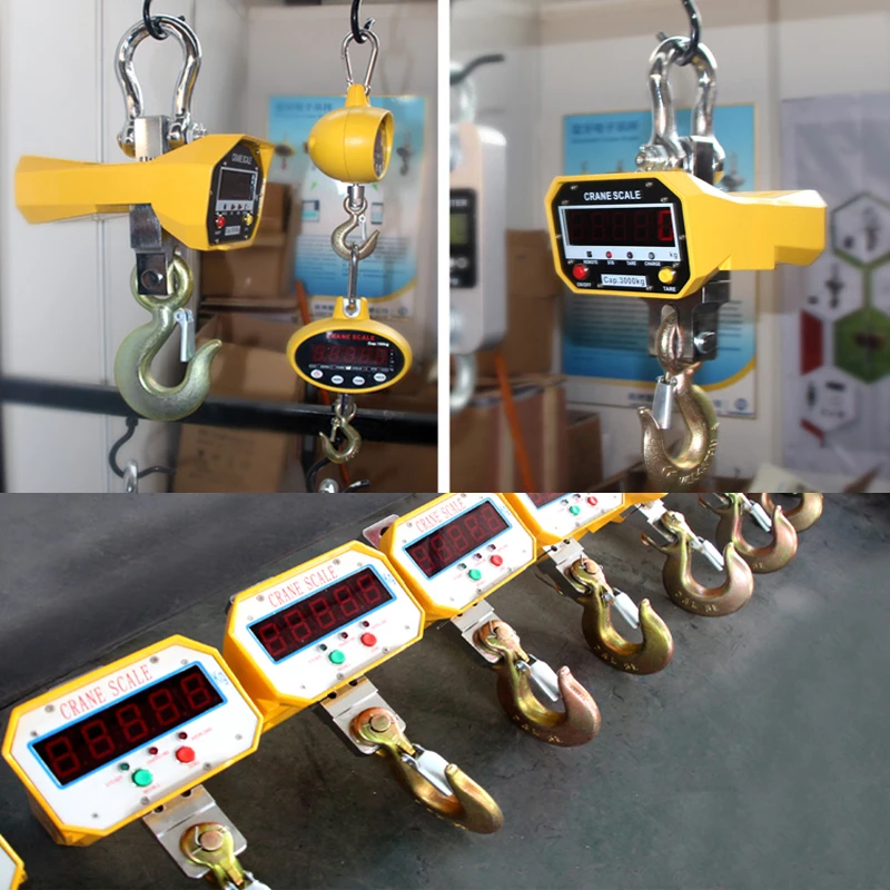 المحمولة الثقيلة LED LCD 5T رافعة رقمية كهربائية معلقة مقياس الرافعة اللاسلكية مع الشاشة #5