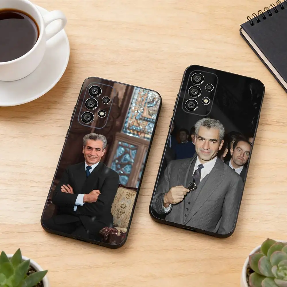 Mohammad Reza Pahlavi Iran Phone Case For Samsung S25,S24,S21,S22,S23,S30,Ultra,S20,Plus,Fe,Soft Silicone Black Cover
