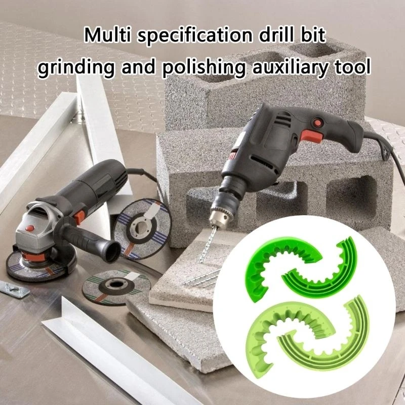 

2pcs Многофункциональный бурильный бит заточенность пластиковая битовая битовая передача направляющая углы инструмента Угл