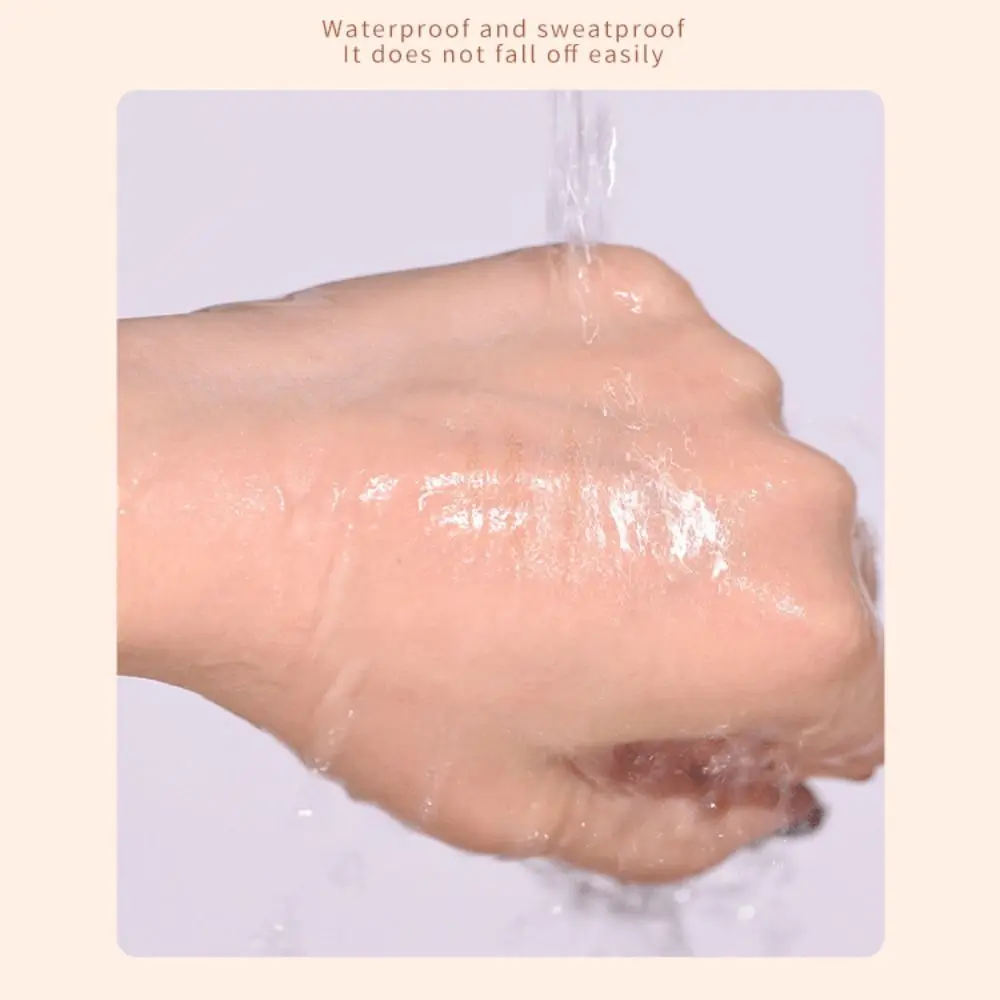 สติกเกอร์ติดตาสองชั้นแบบใส ไม่ต้องใช้กาว กันน้ำ ขนาดใหญ่ อุปกรณ์แต่งตา