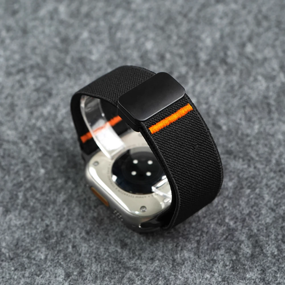 الأشرطة المغناطيسية لساعة أبل الترا 2 الفرقة 49/45/46/44/42 مللي متر النايلون الرياضة كوريا سوار IWatch سلسلة 10 9 8 7 6 5 SE 2026 #2