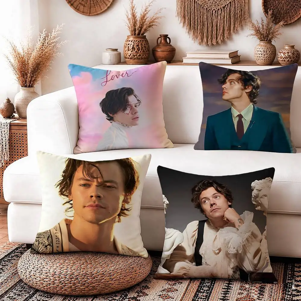 As It Was H-Harry Styles-s Square Sofa Pillow Cover Solid Color Living Room Home Decor Cushion Case
