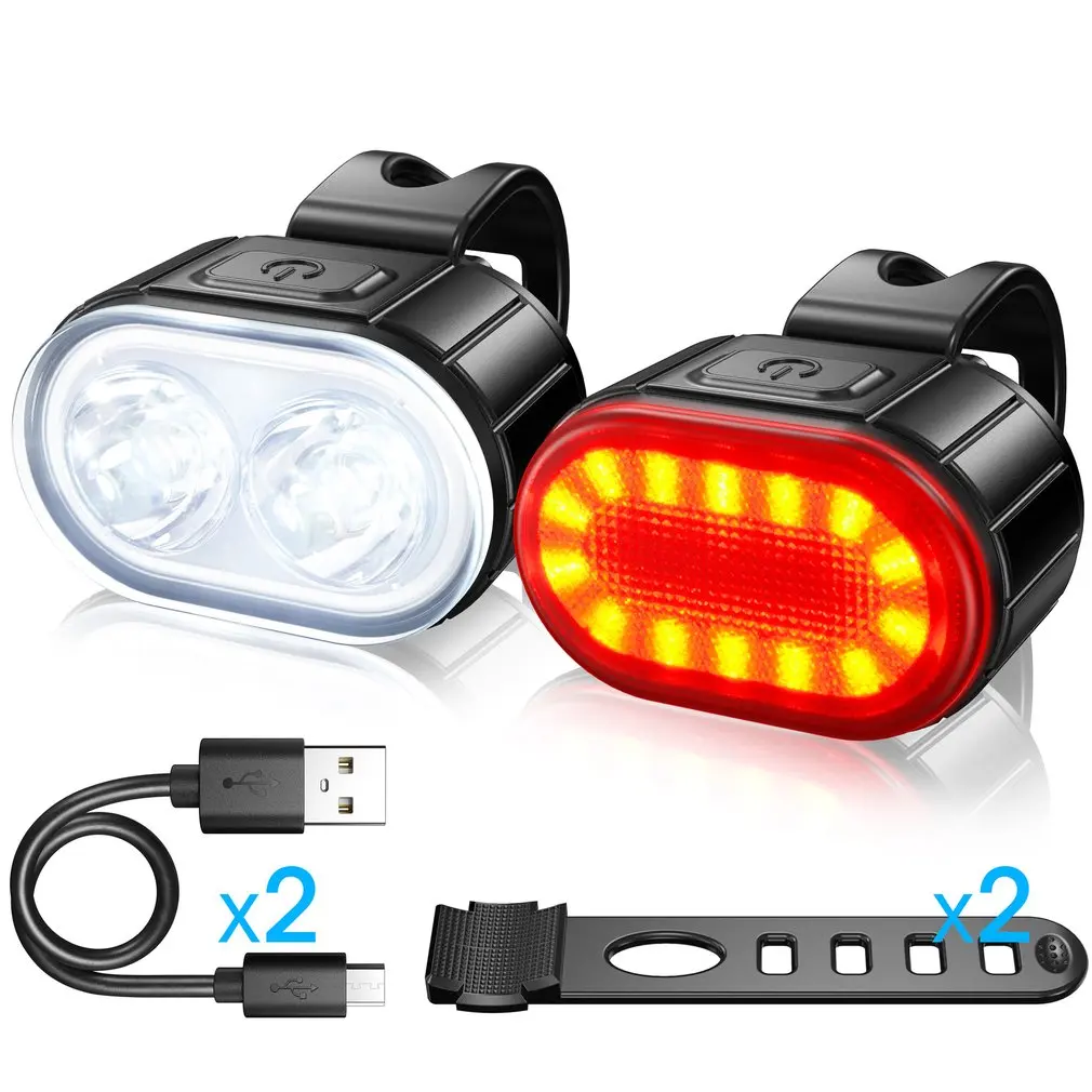 

2024 Bicycle Rear Light Bike Cycling Waterproof 5 LED Tail Rear Safety Warning Flash Light Lamp With Mount Bicycle Accessories